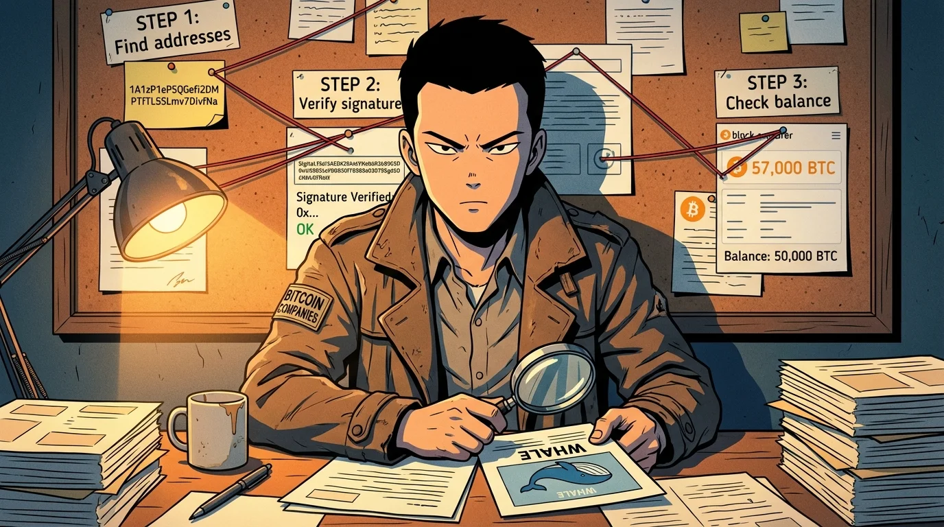 How to Verify a Company's Bitcoin Holdings On-Chain (Step-by-Step)